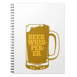 Beer Whisperer Mug Spiral Notebook