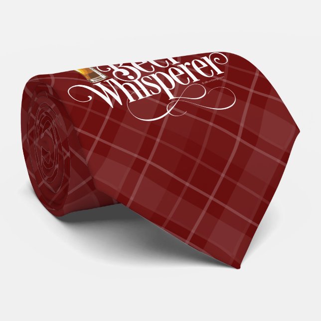 Beer Whisperer Neck Tie (Rolled)