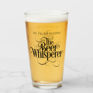 Beer Whisperer (personalised) Glass