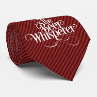 Beer Whisperer (white) Tie