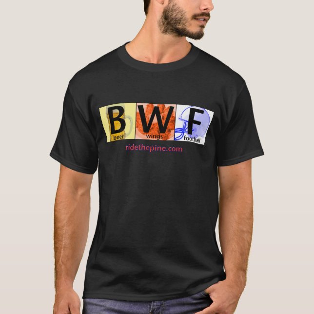 Beer Wings Football T-Shirt (Front)