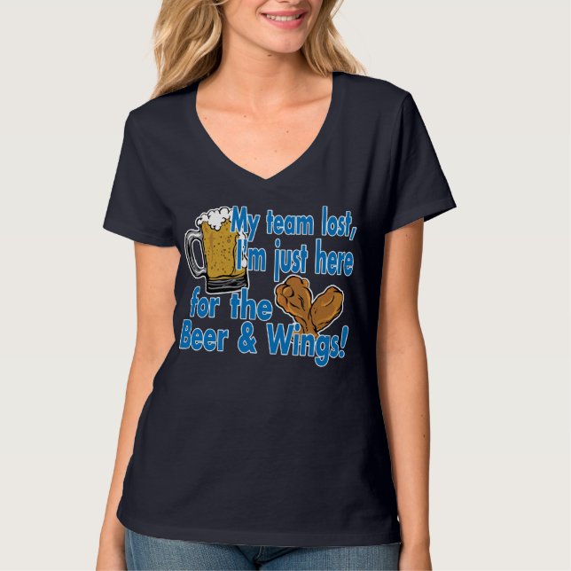 Beer & Wings Tee (Front)
