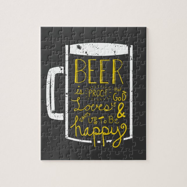 Beer Wisdom Jigsaw Puzzle (Vertical)