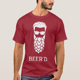 Beerd Beer Hop Hipster Beard - Funny T Shirt