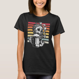 Beerfest Skull Beer Outfit October Beer Festival T-Shirt