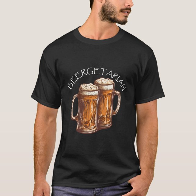 Beergetarian Beer And Brewing T-Shirt (Front)