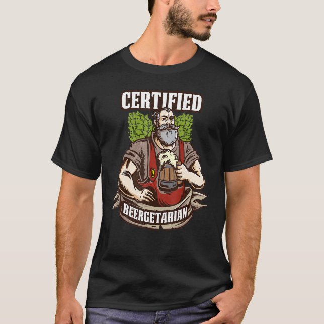 Beergetarian Craft beer T-Shirt (Front)