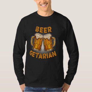 Beergetarian German Beer Wurst Funny Oktoberfest M T-Shirt