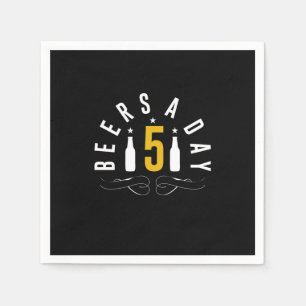 Beers A Day Napkin