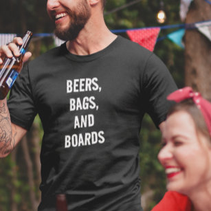 Beers Bags and Boards Corn Hole Game T-Shirt