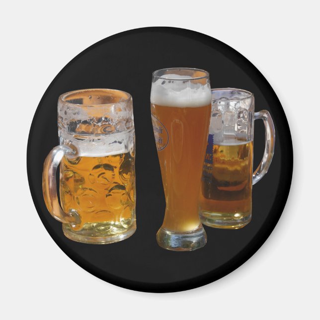 Beers mugs magnet (Front)