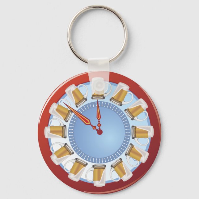 BEERS O' Clock Key Ring (Front)