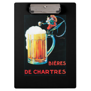 Beers of Chartres Promotional Poster Clipboard
