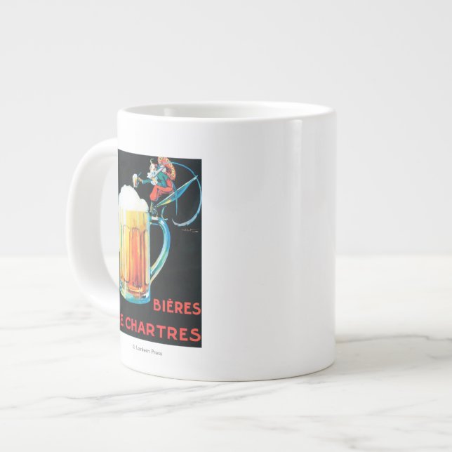 Beers of Chartres Promotional Poster Large Coffee Mug (Front Left)