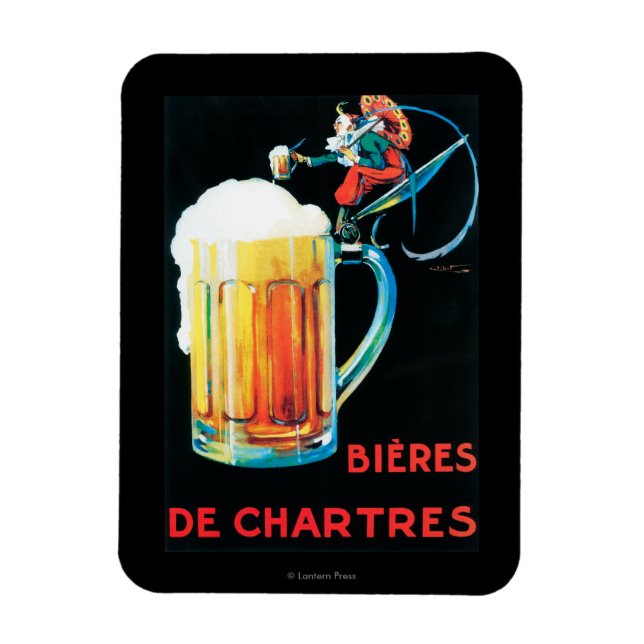 Beers of Chartres Promotional Poster Magnet (Vertical)