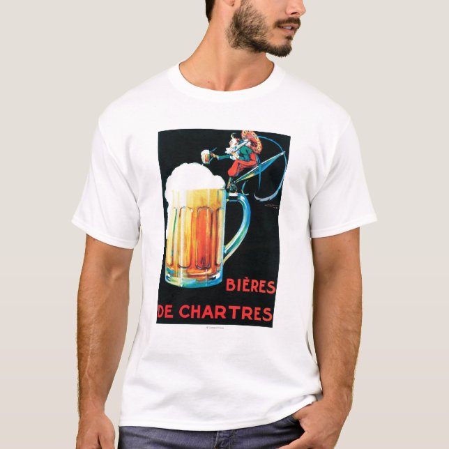 Beers of Chartres Promotional Poster T-Shirt (Front)