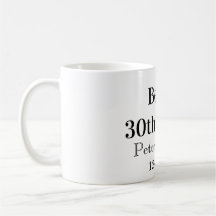 Beers to 30th birthday name date man stylishSimple