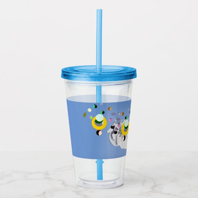 Bees Acrylic Tumbler (Front)