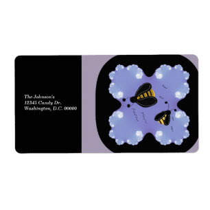 Bees Among Purple Flowers 
