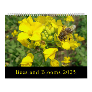 Bees and Blooms 2025 Calendar