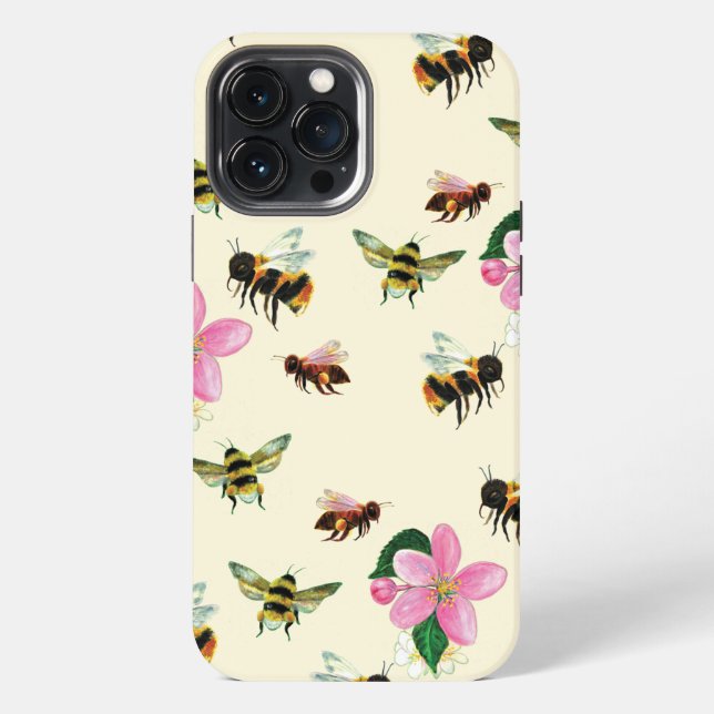  Bees and bumblebees  iPhone Case (Back)