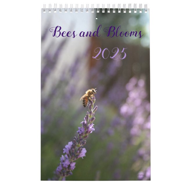 Bees and Flowers, Beautiful Blooms Calendar (Cover)