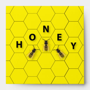 Bees and honeycomb envelope