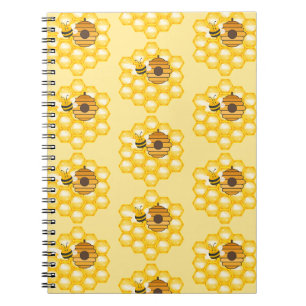 Bees and Honeycomb Notebook