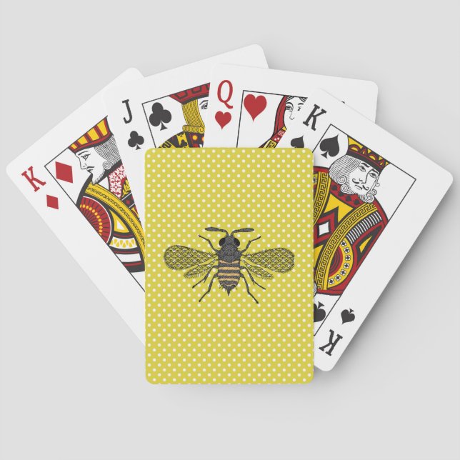 BEES and Honeycomb - Save The Bees Playing Cards (Back)