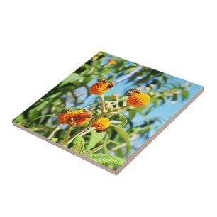 Bees at Work Ceramic Tile