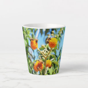 Bees at Work  Latte Mug