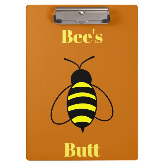 Bee's Butt Clipboard (Front)