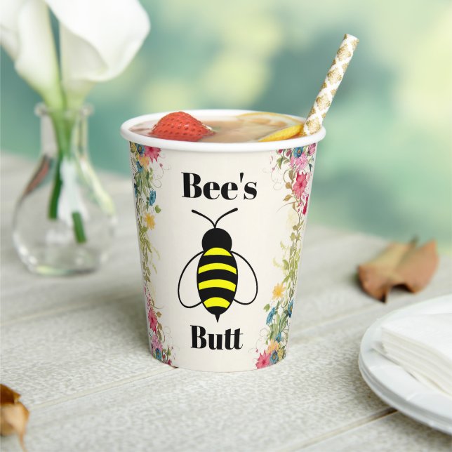 Bee's Butt Paper Cup (Insitu)