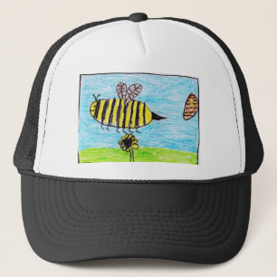 Bees Buzzing Trucker Hat