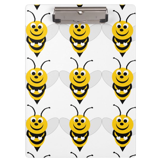 Bees Design Clipboard (Front)