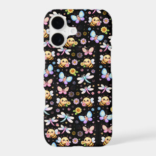 Bees, Dragonflies and Butterflies Kawaii Art