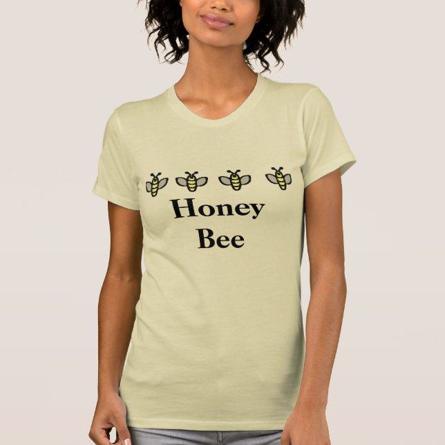bees, Honey Bee T-Shirt (Front)