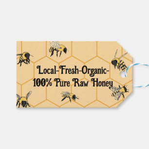 Bees Honeycomb Aviary Bee Farm Gift Tags