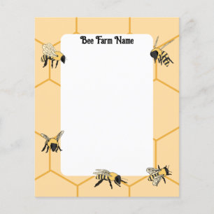 Bees Honeycomb Bee Farm paper