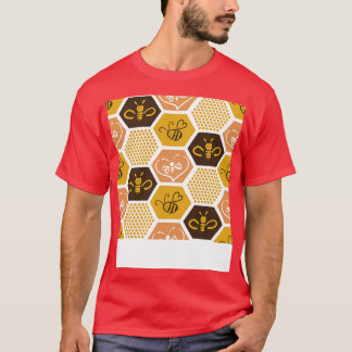 Bees Honeycomb Beekeepers Gifts T-Shirt