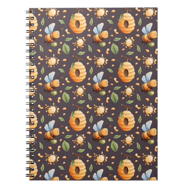 🐝🍯Bees Honeycomb Nature Journal 📓✨ (Front)