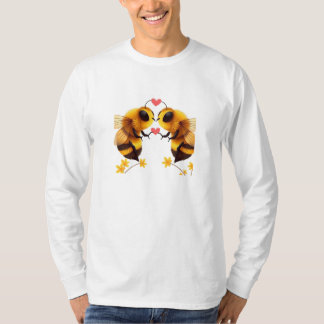 BEES IN LOVE-Basic Long Sleeve T-Shirt