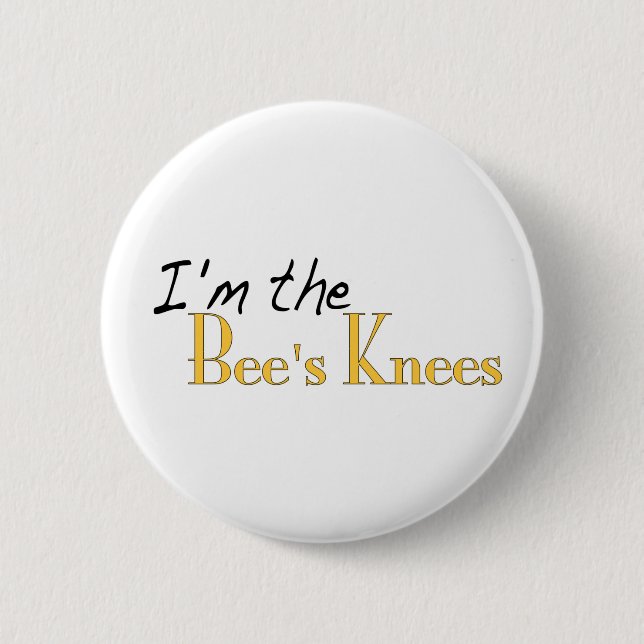 Bee'S Knees 6 Cm Round Badge (Front)