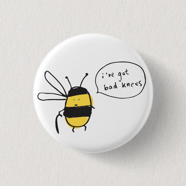 bees knees badge (Front)
