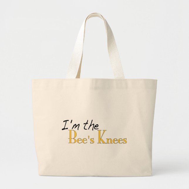 Bee'S Knees Large Tote Bag (Front)