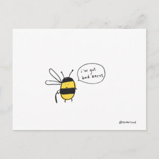 bees knees postcard