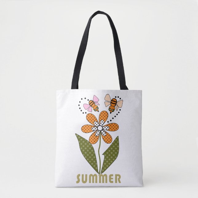 bees love summer and so do I Tote Bag (Front)