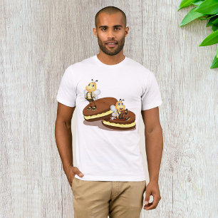 Bees On Two Biscuits Mens T-Shirt