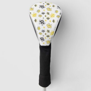 Bees Sketch Pattern Golf Club Head Cover – Fun Bee