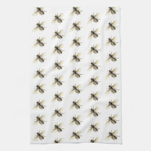 Bees Tea Towel